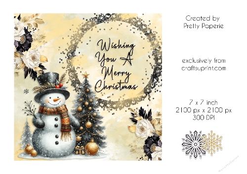 Card Topper - Christmas Card