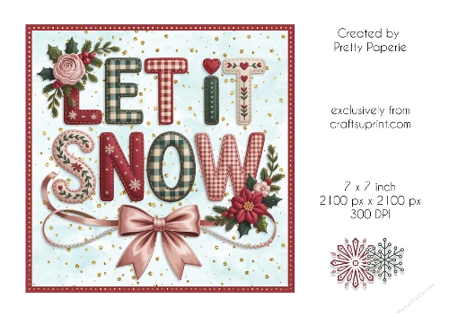 Card Topper - Christmas Card
