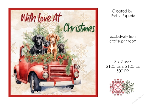 Card Topper - Christmas Card