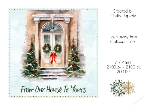 Card Topper - Christmas Card
