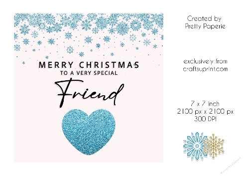 Card Topper - Christmas Card