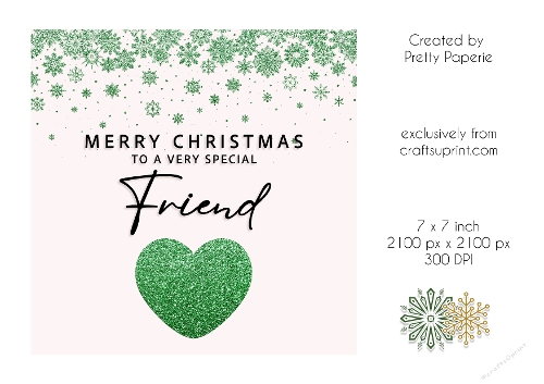 Card Topper - Christmas Card