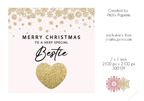 Card Topper - Christmas Card