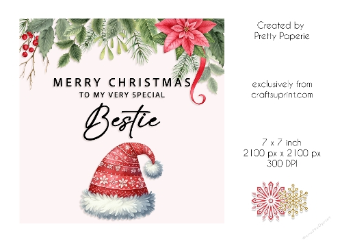 Card Topper - Christmas Card