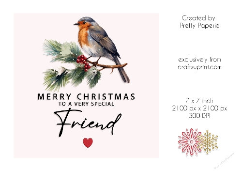 Card Topper - Christmas Card