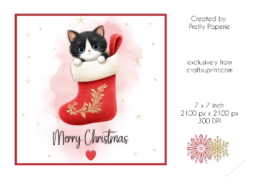 Card Topper - Christmas Card