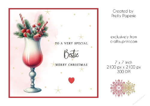 Card Topper - Christmas Card