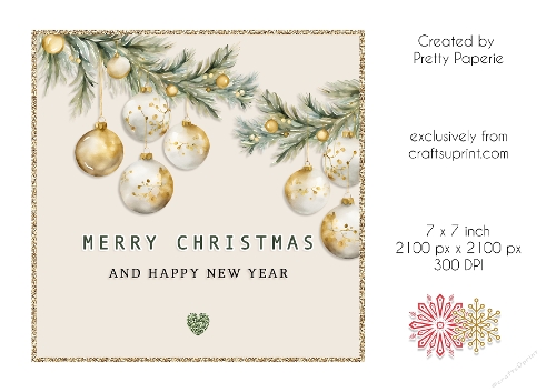 Card Topper - Christmas Card