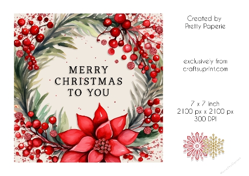 Card Topper - Christmas Card
