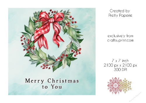 Card Topper - Christmas Card