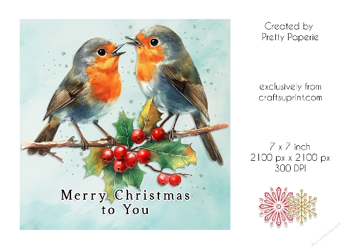 Card Topper - Christmas Card