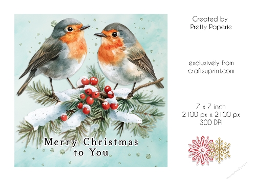 Card Topper - Christmas Card