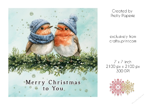 Card Topper - Christmas Card