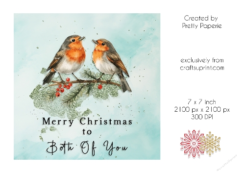 Card Topper - Christmas Card