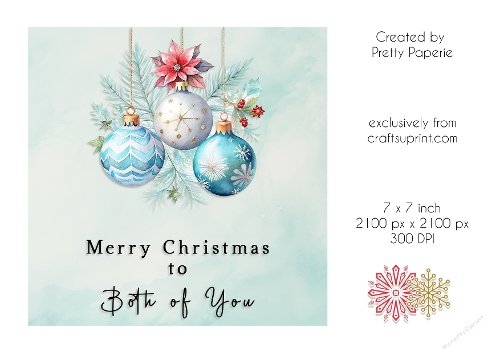 Card Topper - Christmas Card
