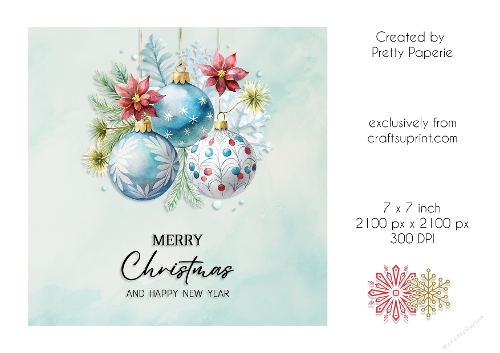 Card Topper - Christmas Card