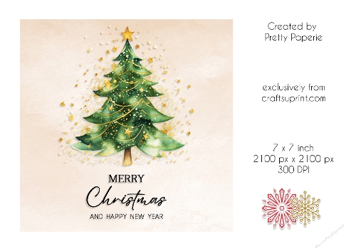 Card Topper - Christmas Card
