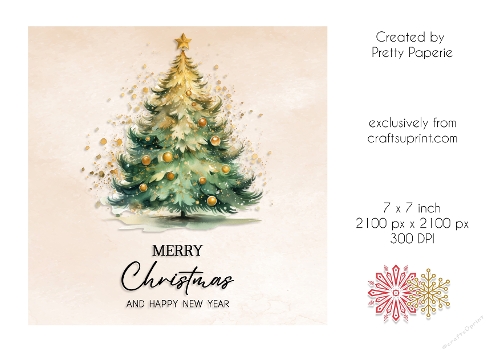 Card Topper - Christmas Card