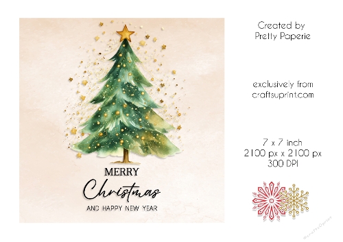 Card Topper - Christmas Card
