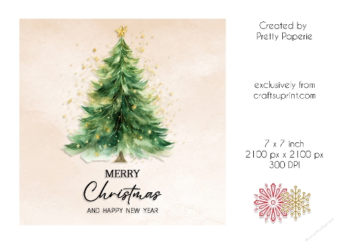 Card Topper - Christmas Card
