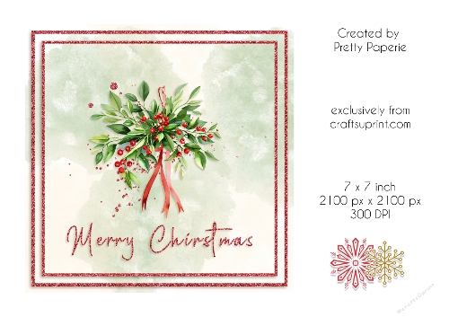Card Topper - Christmas Card