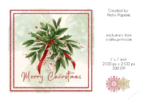 Card Topper - Christmas Card