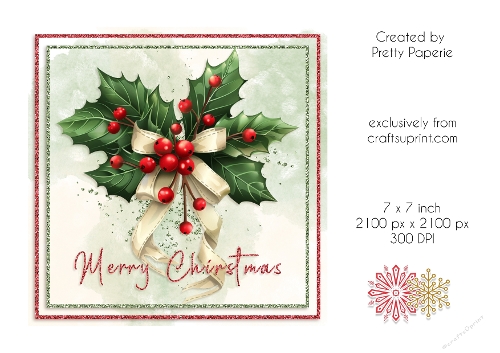 Card Topper - Christmas Card
