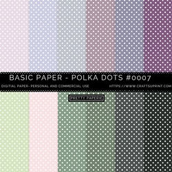 Polka Dot Seamless Pattern - A4 - 210mm x 297mm