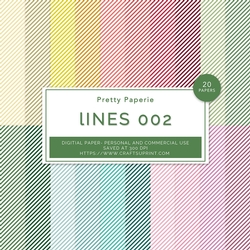 Lines Seamless Pattern - A4 - 210mm x 297mm