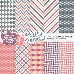 Digital Seamless Patterns - A4 - 210mm x 297mm