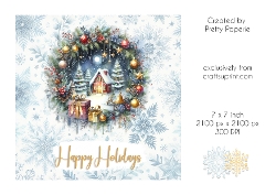 Card Topper - Christmas Card