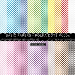 Polka Dot Seamless Pattern - A4 - 210mm x 297mm