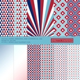 Independence Day Digital Seamless Patterns - A4