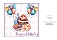 Card Topper - Birthday Girl / Lady 