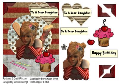 Cupcake Imogen Birthday