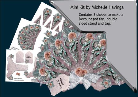 Vintage Style Fan Card Mini Kit