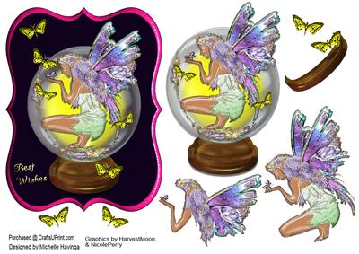 Fantasy Stained Glass Fairy Light