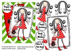 Red & White Doodles