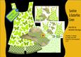 Butterflies Green~ Summer Outfit Shaped Card Mini Kit