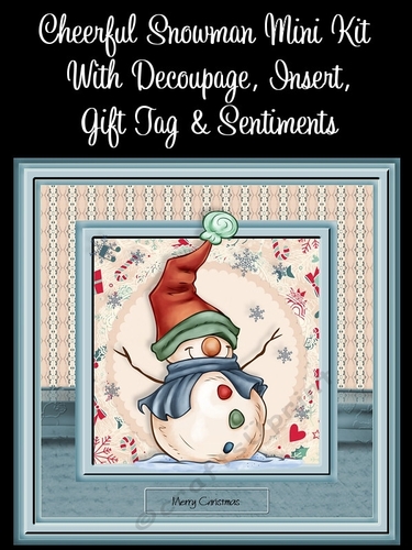 Cheerful Snowman Mini Kit