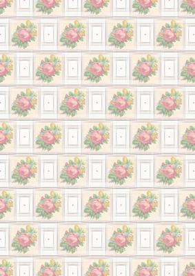 Vintage Floral Rose Vellum
