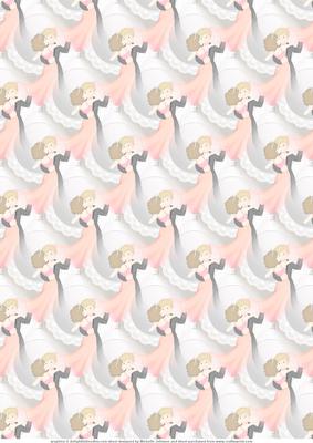 Dancers Peach Dress Vellum