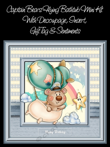 Captain Bears Flying Bathtub Mini Kit
