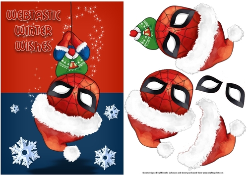 Spiderman Christmas Card