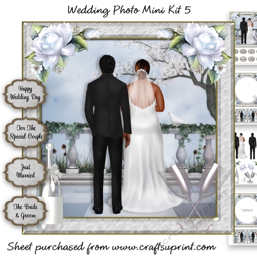 Wedding Photo Mini Kit 5 (Plus Size Bride)