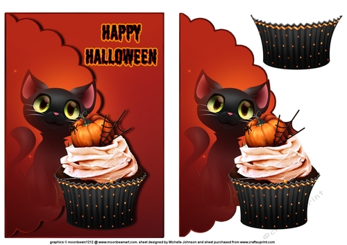 Spookakes Scalloped Edge Faux Envelope Card 1