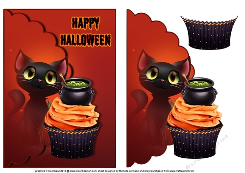 Spookakes Scalloped Edge Faux Envelope Card 4