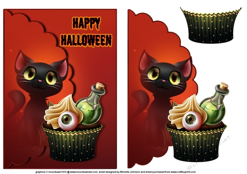 Spookakes Scalloped Edge Faux Envelope Card 6