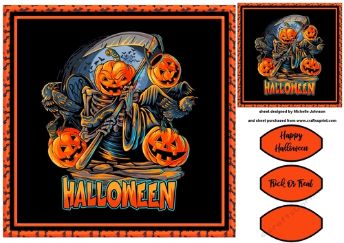 Angel Of Death Halloween Quick Card