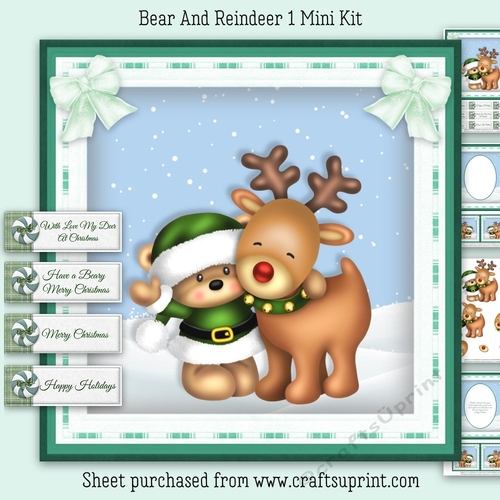 Bear And Reindeer Mini Kit 1